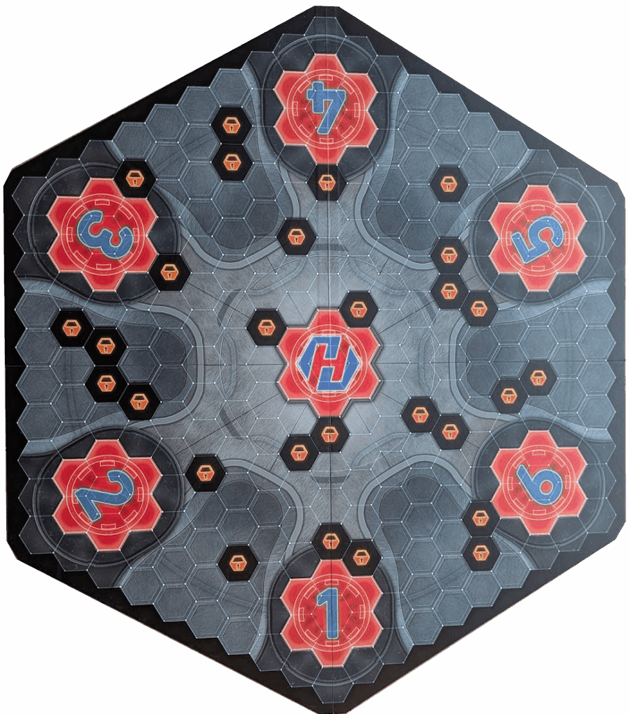 Hexadome Legends map
